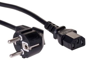 Akyga Power Cable Schuko / IEC C13 3m Black