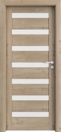 Siseukseleht Porta D7 PORTAVERTE D7, vasakpoolne, tamm, 203 x 74.4 x 4 cm