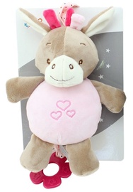 Axiom New Baby Donkey Music Box Pink 22cm 4958c