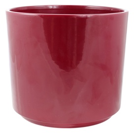 Puķu pods 99416/067, keramika, Ø 165 mm, sarkana