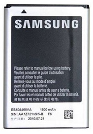 Аккумулятор для телефона Samsung, Li-ion, 1500 мАч