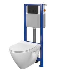 Seinapealse WC-poti komplekt Cersanit B396, 113 cm