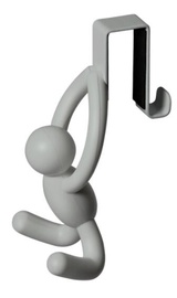 Drēbju pakaramais Umbra Buddy Over The Cabinet Hook, pelēka, 2 gab.
