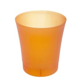 Puķu pods Orchidea 376, plastmasas, 14x12,5cm, oranžs