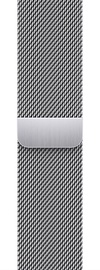 Ремешок Apple 41mm Silver Milanese Loop, серебристый