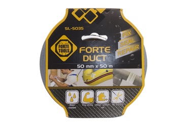 Клейкая полоска Forte Tools Cloth Tape, Односторонняя, 50 м x 5 см