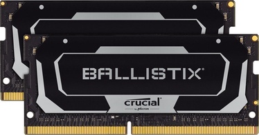 Crucial Ballistix Black 32GB 2666MHz CL16 DDR4 SO-DIMM KIT OF 2 BL2K16G26C16S4B (bojāts iepakojums)