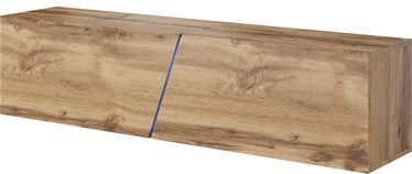 TV galds Vivaldi Meble Slant 160, brūna, 1600x400x340 mm