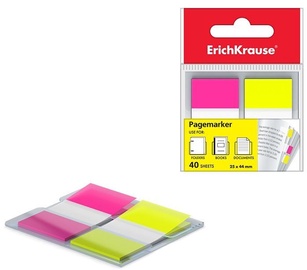 ErichKrause Page Marker 2x20pcs Pink&Yellow