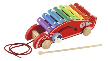 Viga Pull Along Xylophone Musical Toy Racing Car 50341