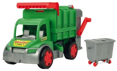 Rotaļlietu smagā tehnika Wader Giant Garbage Truck 65cm 67015, zaļa