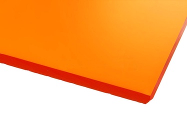 Ohne Hersteller Acrylic Glass GS Transparent Orange 500x500mm
