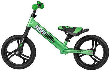 Vaikiškas dviratis Milly Mally Speedway Balance Bike Green 2619