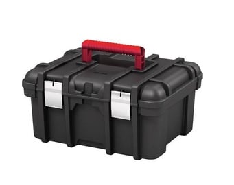 Коробка Keter 16, 420 мм x 330 мм x 200 мм, черный/красный