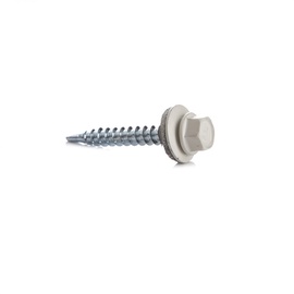SKRŪVE JUMTA 4,8X28 RAL9010 BALTA 60GB (VAGNER SDH)