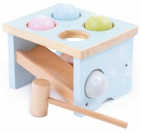 Arendav mäng Iwood Bench Peg And Hammer Pastel Wooden