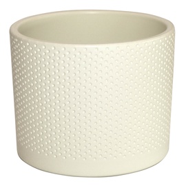 Puķu pods Domoletti 5906750939735, keramika, Ø 190 mm, balta/bēša