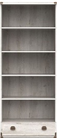 Black Red White Bookshelf Indiana JREG1SO/80 Canyon Pine