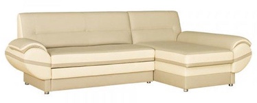 Bodzio Livonia Right Corner Folding Sofa Eco Leather Grey/Perla