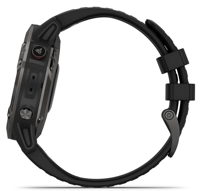 Умные часы Garmin Fenix 6 Ti, черный/серый