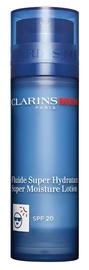 Sejas losjons Clarins Men Fluido Super Hidratante SPF20, 50 ml