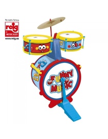 Bērnu bungas Reig Musicales Funny Music Bateria Infantil