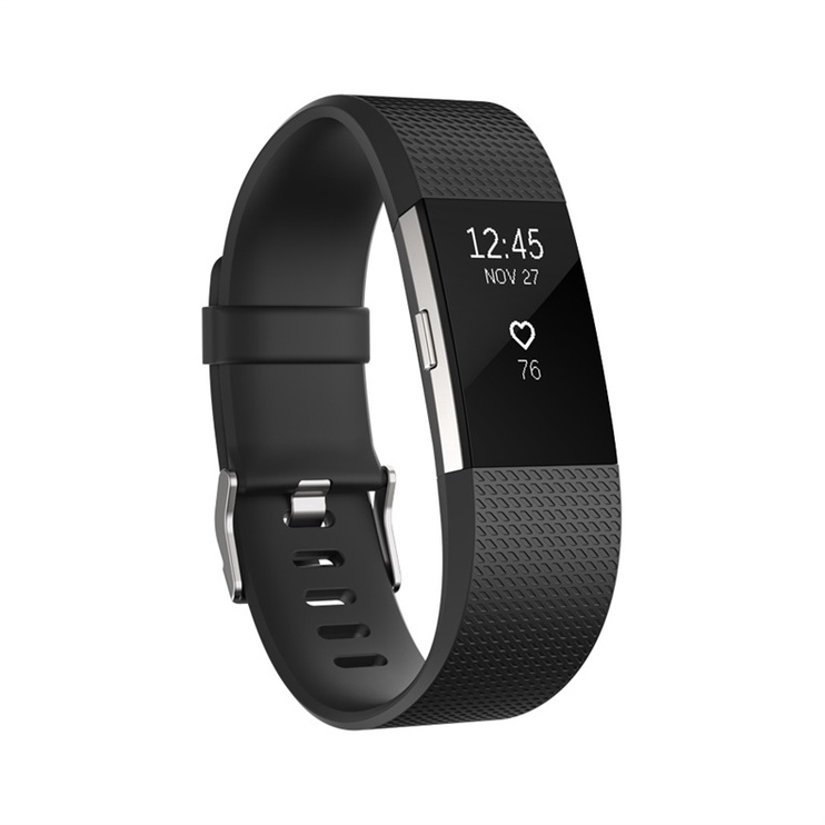 Išmanioji apyrankė Fitbit Charge 2 Large, juoda