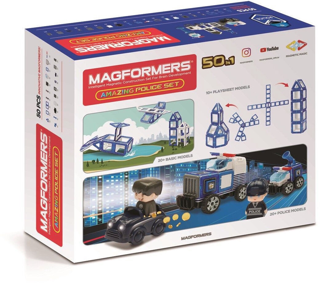 magformers police set