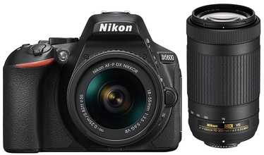 Peegelfotoaparaat Nikon D5600 + AF-P DX NIKKOR 18-55mm VR + AF-P DX NIKKOR 70-300mm VR