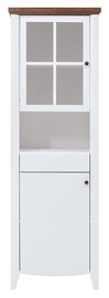 Black Red White Kalio Display Cabinet REG1D1W1S White