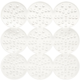 Vannitoa põrandamatt Tatkraft Bubbles, valge, 550 mm x 550 mm