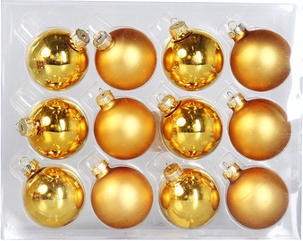 Verners Christmas Balls Gold 6cm 12pcs