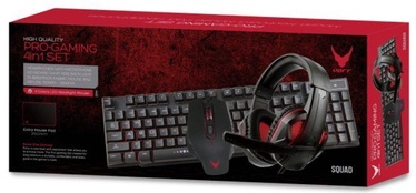 Клавиатура Varr PRO Gaming 4in1 EN, черный