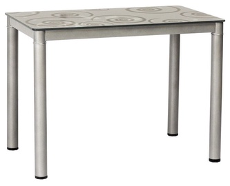 Valgomojo stalas Signal Meble Damar Gray, 800x600x750 mm