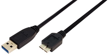 LogiLink Cable USB to USB-micro Black 3 m