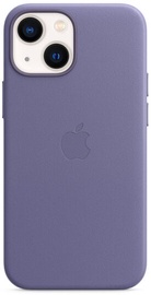 Чехол Apple iPhone 13 mini Leather Case with MagSafe, фиолетовый