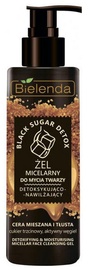 Makiažo valiklis Bielenda Black Sugar Detox Micellar Cleansing Gel, 200 ml