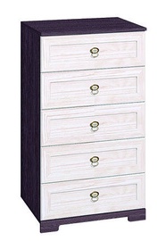Glazov Briz 6 Chest Of Drawers Light Bodega/Ash Dark