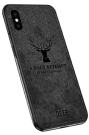 Mocco Deer Back Case For Apple iPhone X/XS Black