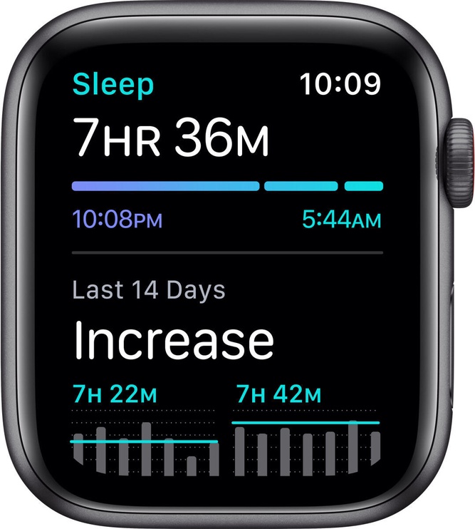 Viedais pulkstenis Apple Watch SE GPS + Cellular, 44mm, melna