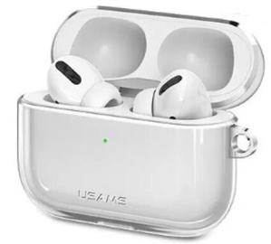 Usams US-BH570 Ultra-Thin Protective Cover For Apple Airpods Pro Transparent