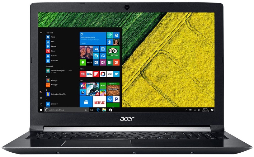 Portatīvais dators Acer Aspire 7 NH.GXBEL.005, Intel® Core™ i5-8300H, 8 GB, 628 GB, 15.6 ", Nvidia GeForce GTX 1050, melna