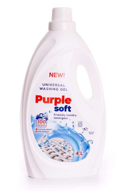 Šķidrs mazgāšanas līdzeklis Koslita Purple Soft, 4 l