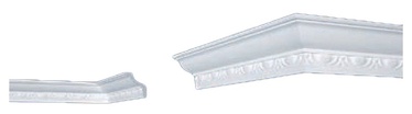 Lubų apdailos juostelės B-8, balta, 200 x 5.7 cm