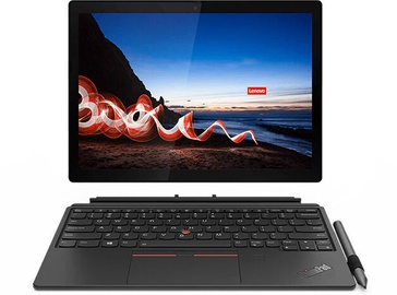 Planšetdators Lenovo ThinkPad X12 Detachable (Gen 1), melna, 12.3", 16GB/256GB, 3G, 4G