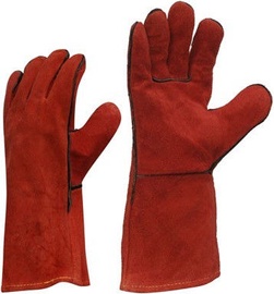 Рабочие перчатки Artmas, искусственная кожа/замша, красный
