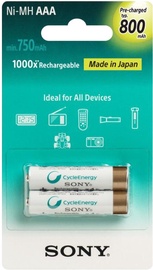 Sony Cycle Energy Premium AAA 800mAh NH-AAAB2KN
