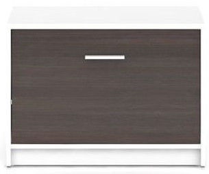 Batų spintelė Black Red White Nepo Plus White/Wenge, 700x340x500 mm