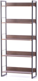 Homede Grux Shelf 70x30x159 Espresso