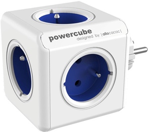Allocacoc PowerCube Original Power Extension White/Blue
